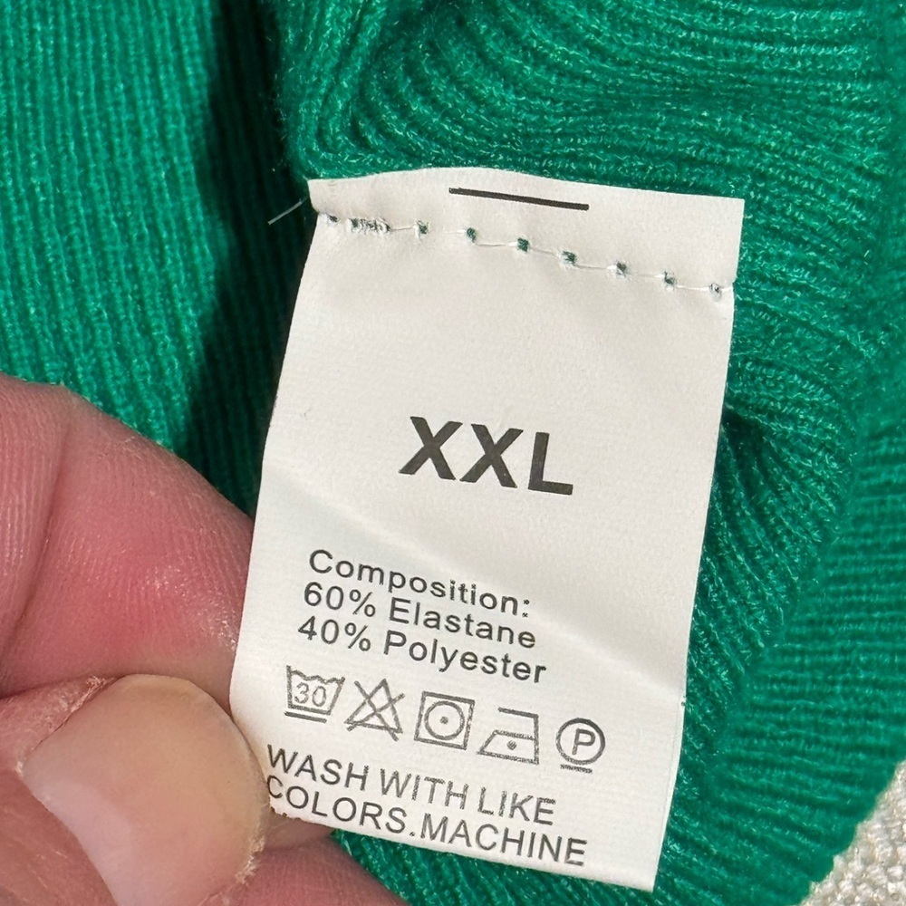 Green Cardigan Women's Size XXL - Picture 6 of 8